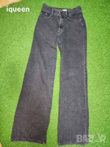 Дънки Bershka wide leg широк крачол, снимка 2 - Дънки - 39216538