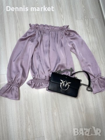 Стилна дамска риза Purple , снимка 3 - Ризи - 39285354