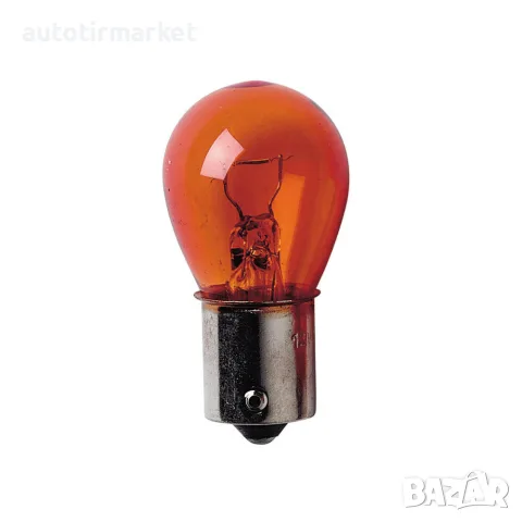 Крушки 24V 21W BA15s – Жълти 10бр. – Lampa 98220, снимка 4 - Аксесоари и консумативи - 56053461