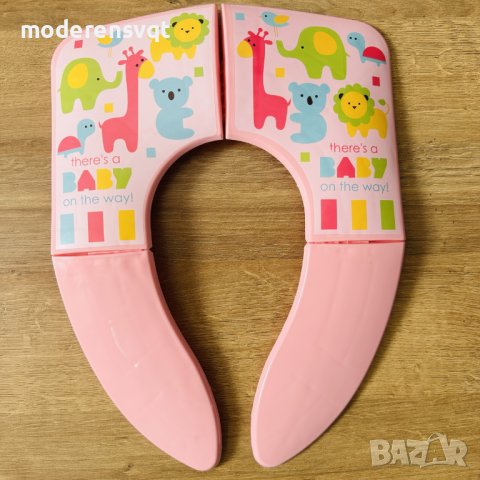 Детски адаптер за тоалетна сгъваем, снимка 4 - За банята - 42628198