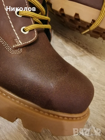 Работни обувки със стоманено бомбе, снимка 2 - Мъжки боти - 52857634