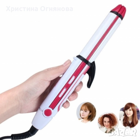 Преса за коса 3в1, снимка 3 - Преси за коса - 52353525