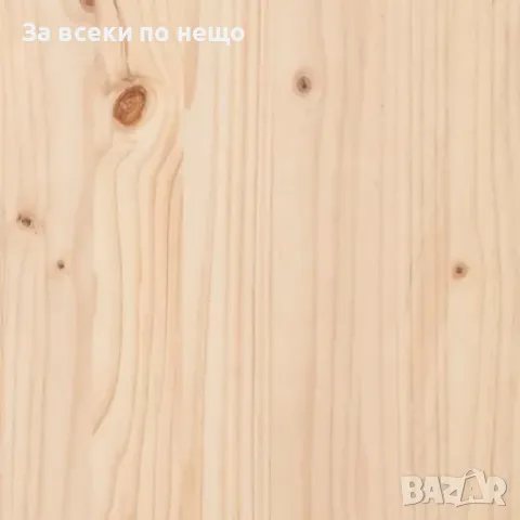 Библиотека/разделител за стая, 80x30x199,5 см, бор масив, снимка 3 - Секции и витрини - 47359060