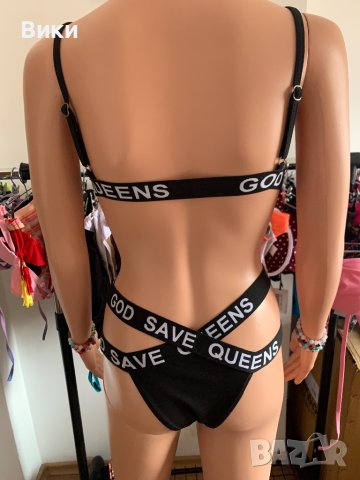 Черен бански наличен в размер М, снимка 3 - Бански костюми - 40391433