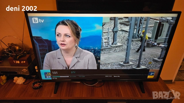 Телевизор TurboX 43"Led Smart FULL HD TV , снимка 4 - Телевизори - 53572434