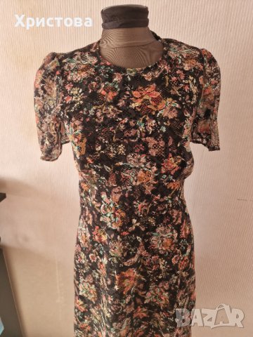 Дантелена лятна рокля ЗАРА на цветя - 16,00лв., снимка 2 - Рокли - 41629770