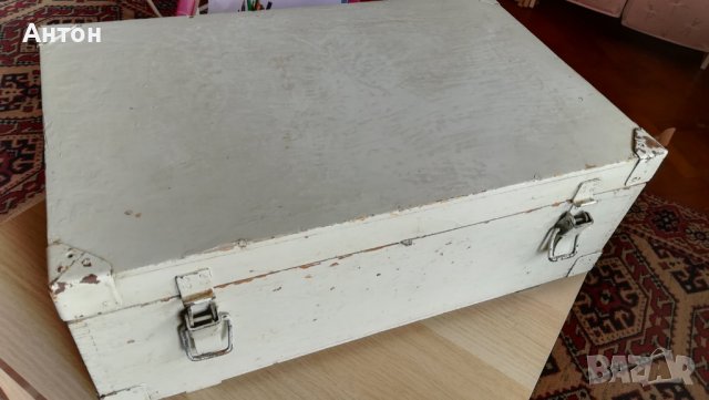 Стар дървен сандък, снимка 5 - Декорация за дома - 41266267