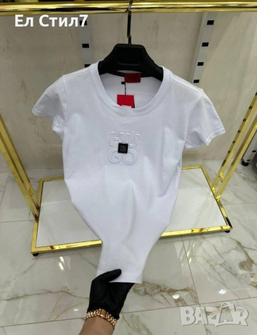 Дамски Тениски С М Л ХЛ Ххл Цена 18 € Еконт, снимка 3 - Тениски - 53611662