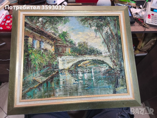 Масло върху платно от Валери Боджов , снимка 6 - Картини - 53425335