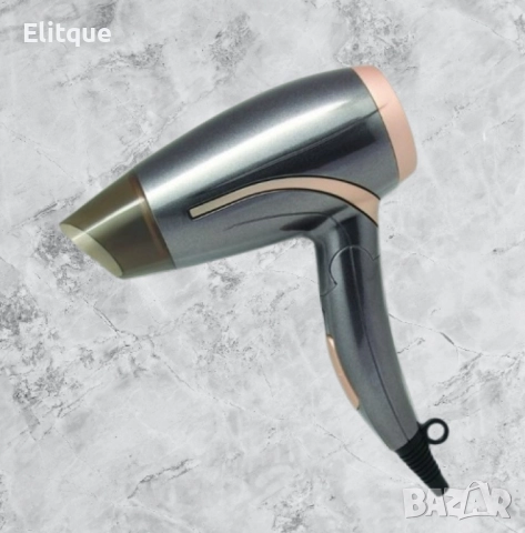 Сешоар Rosberg, 1400W, Сгъваема дръжка, снимка 4 - Сешоари - 52459630