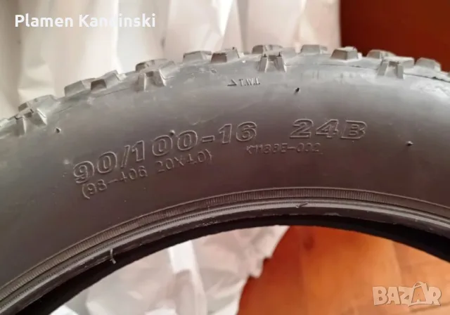 Външна кума Kenda 20x4.0 за колело (Fat bike) 2бр., снимка 4 - Части за велосипеди - 55733230