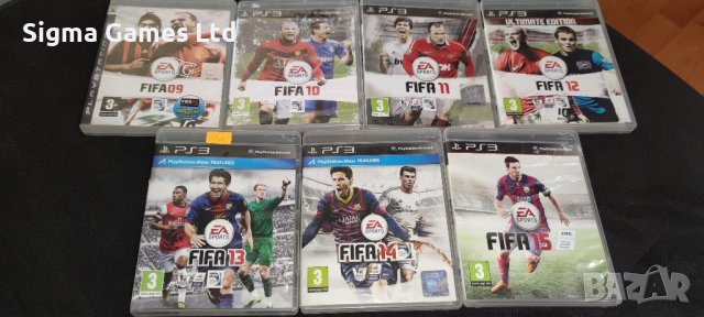 PS3-Fifa 09,10,11,12,13,14