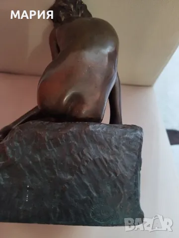 Бронзова скулптура Детството на Каин , снимка 3 - Антикварни и старинни предмети - 49968317