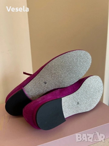 Дамски велурени обувки, снимка 5 - Дамски ежедневни обувки - 53637673
