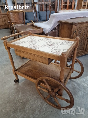 Масивна Количка за Сервиране -внос от ГЕРМАНИЯ! , снимка 2 - Други - 53518014