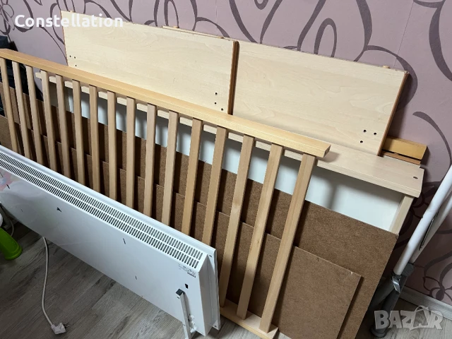 Бебешко / детско легло/кошара с матрак, възглавница + подарък 2 чаршафа, снимка 3 - Бебешки легла и матраци - 51196772