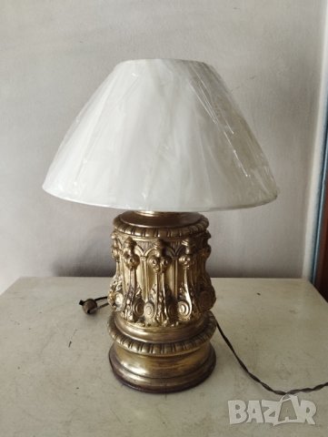 Барокова настолна лампа, снимка 1 - Настолни лампи - 42444465