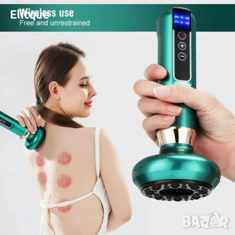 Електрически вендузен масажор – антицелулитен вакуумен уред, снимка 5 - Други - 53127729