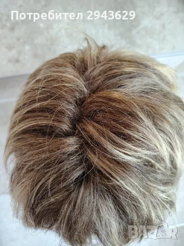 Перука от естествен косъм , снимка 3 - Аксесоари за коса - 50194783