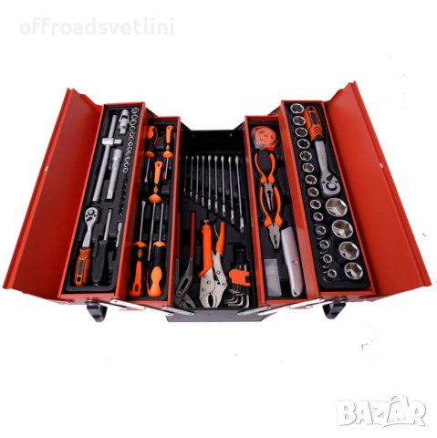 147 Части Немски Куфар с Инструменти KraftWorld 147 части, снимка 2 - Куфари с инструменти - 41988119