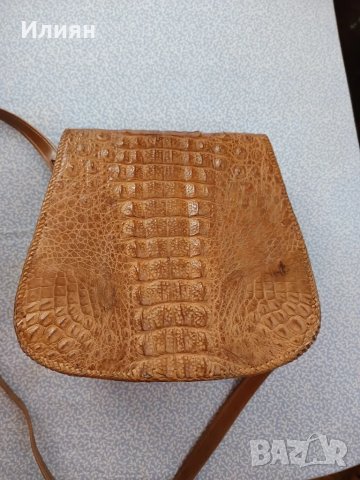 Чанта от крокодилска кожа, снимка 3 - Чанти - 48877394