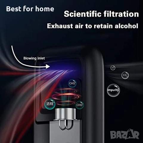 Real Instruments Цифров LCD дисплей Безконтактен Алкохолен Тестер, снимка 6 - Друга електроника - 53684889