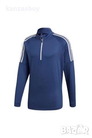 adidas Golf Balance 3-Stripes Quarter- Zip - страхотна мъжка блуза КАТО НОВА УГОЛЕМЕНА, снимка 2 - Спортни дрехи, екипи - 40594647
