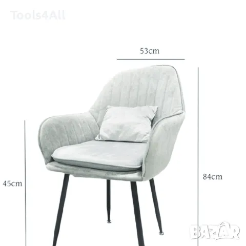 Трапезен стол IVON, 4 цвята, Подарък възглавничка, снимка 9 - Столове - 49183690