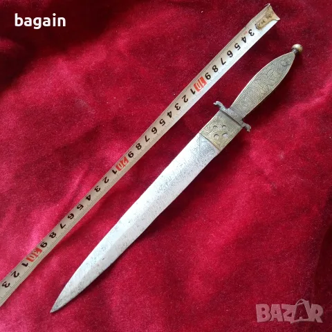 Старинна кама, кинжал., снимка 7 - Антикварни и старинни предмети - 56252257