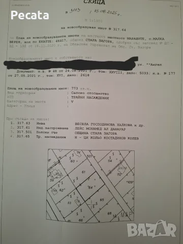 Продавам парцел