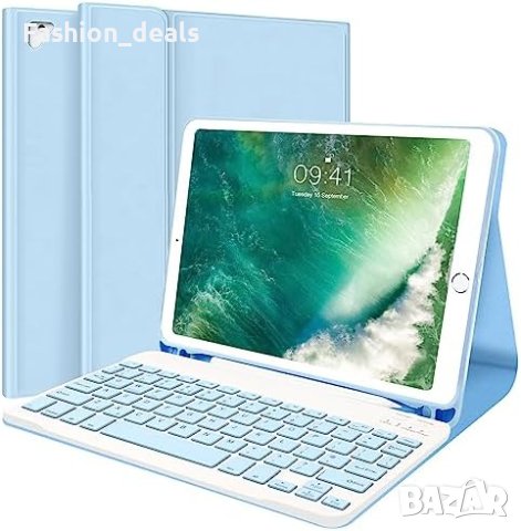 Нов Калъф с безжична Bluetooth клавиатура за iPad 9,7 инча