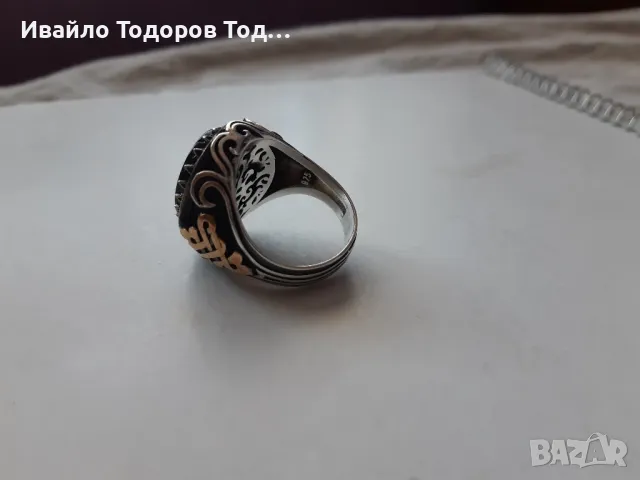Бутиков сребърен масивен пръстен ювелирна изработка, снимка 7 - Пръстени - 47877231