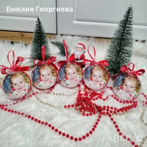 Коледни топки със снимки на най-ниски цени , снимка 7 - Коледни подаръци - 52621817