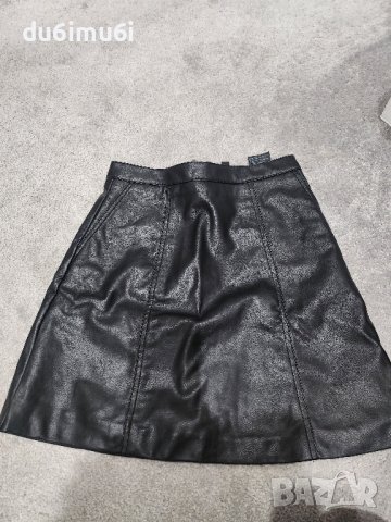 Кожена къса пола H&M