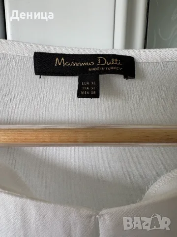 Massimo Dutti елегантна дамска бяла риза (размер XL), снимка 3 - Ризи - 56222553