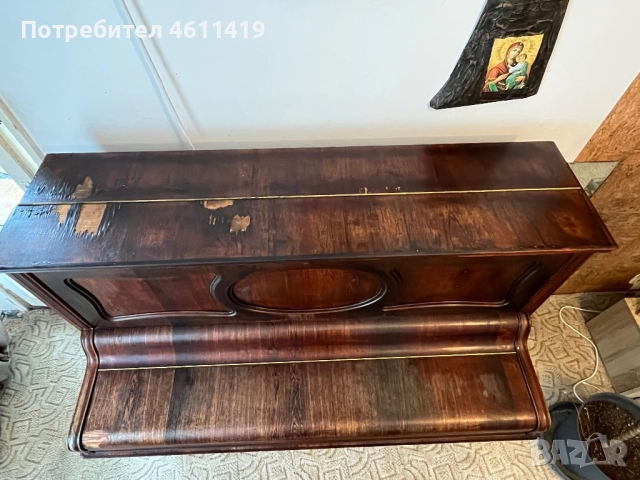 Старинно пиано, произведено в края на XIX век - началото на XX век, снимка 7 - Пиана - 51919595