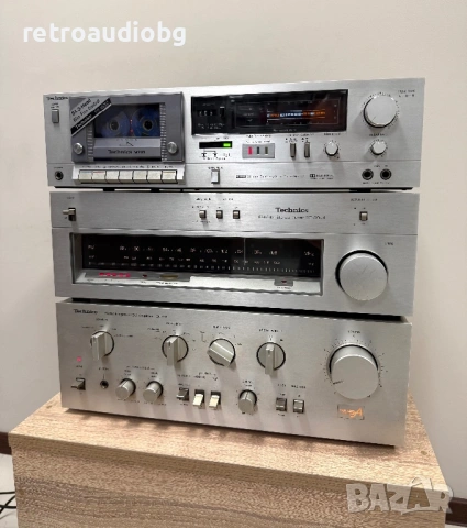 🔊ТОП аудио система - сет TECHNICS - усилвател, тунер и триглав дек🔉, снимка 2 - Аудиосистеми - 53597547