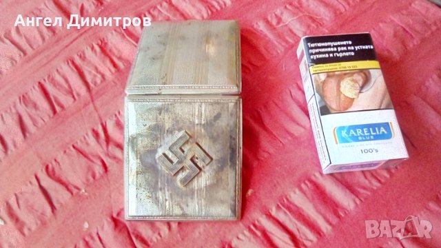 Трети райх метална табакера , снимка 6 - Колекции - 41377570