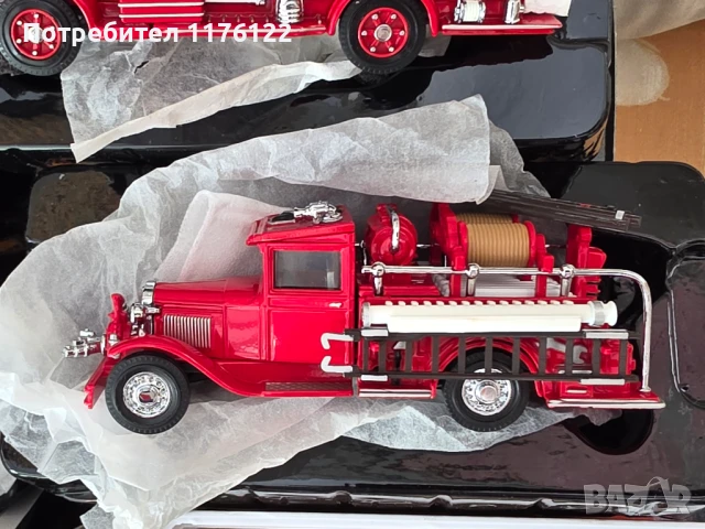 Matchbox Dinky MOY LE Models Of Yesteryear Fire Trucks Пожарни Мачбокс Ретро Модели Нови В Кутии, снимка 7 - Коли, камиони, мотори, писти - 50826900
