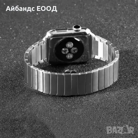 Стоманени каишки Link Bracelet за Apple Watch ULTRA/SE/10/9/8/7/6, снимка 6 - Каишки за часовници - 49411206
