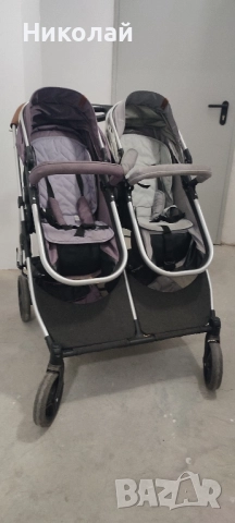 Бебешка количка Chipolino DuoSmart за близнаци 