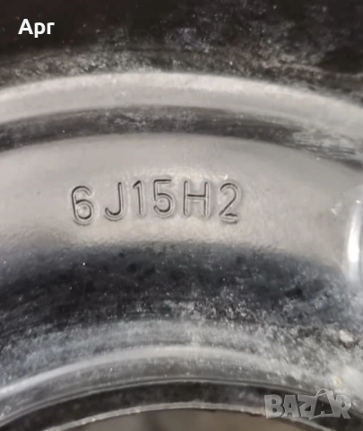 1брой НОВА ОРИГИНАЛНА джанта ОПЕЛ OPEL 6х15 5х110, снимка 4 - Гуми и джанти - 53470310