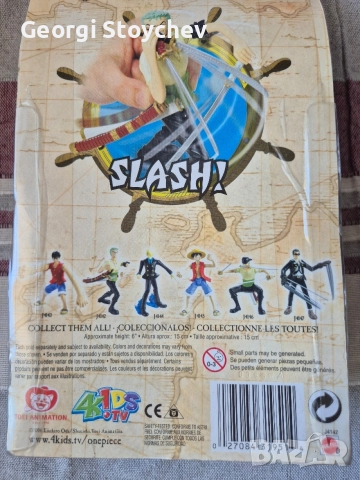 Екшън фигурка на Roronoa Zoro "Slash!" вариант от анимето One Piece на Matel, снимка 4 - Колекции - 56127937