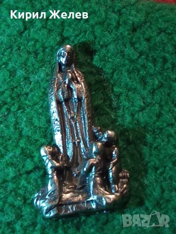 БОГОРОДИЦА от ФАТИМА Метална ПОСРЕБРЕНА КАТОЛИЧЕСКА ФИГУРКА СТАТУЕТКА от БЛАГОРОДНА СТОМАНА 25202, снимка 15 - Колекции - 39376623