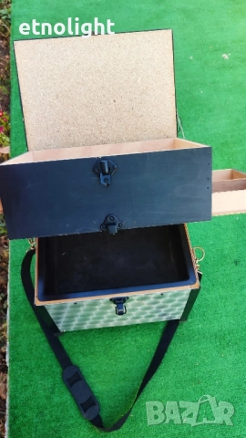 Професионален рибарски стол куфар с отделения и дръжка , снимка 3 - Такъми - 51917803