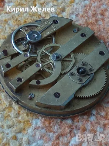 МЕХАНИЗЪМ от РЯДЪК СТАР ШВЕЙЦАРСКИ ДЖОБЕН ЧАСОВНИК с ПОРЦЕЛАНОВ РИМСКИ ЦИФЕРБЛАТ 49638, снимка 16 - Антикварни и старинни предмети - 48563126