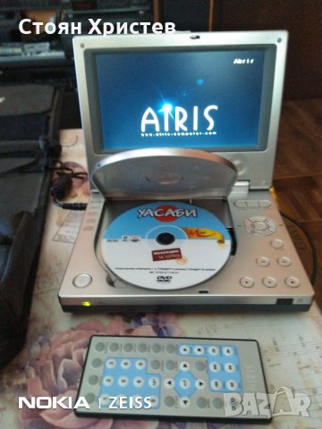 Airis-мини ДВД, снимка 3 - Плейъри, домашно кино, прожектори - 35835584