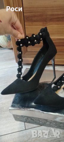 Нови, елегантни дамски обувки на ток, номер 39, снимка 6 - Дамски елегантни обувки - 41726632