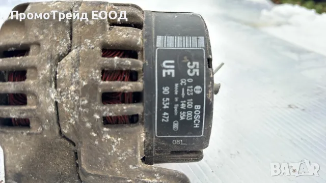 Генератор Алтернатор Опел Корса В 1.2i Opel Corsa 55A 0123100003 90534472, снимка 4 - Части - 48490874