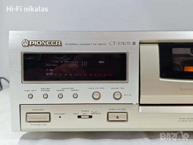 стерео касетъчен дек PIONEER CT-S740S-G, снимка 2 - Декове - 51048901